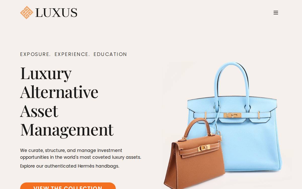Luxusco website preview