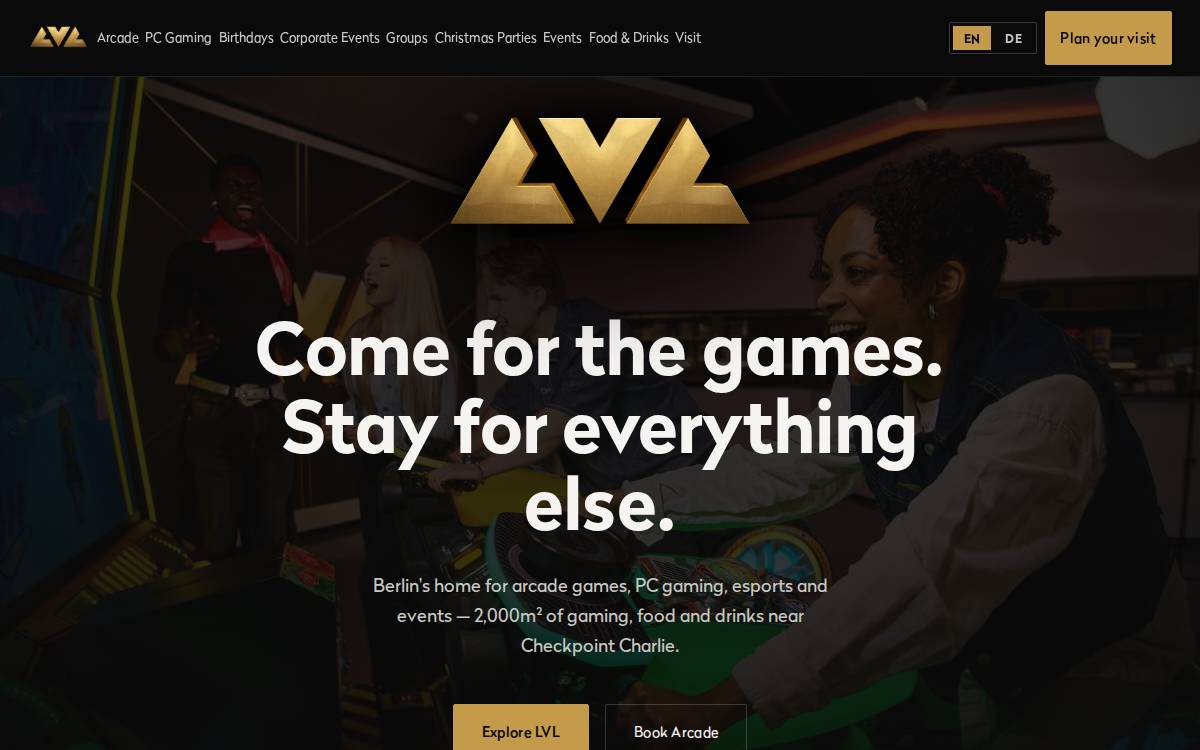 lvl website preview