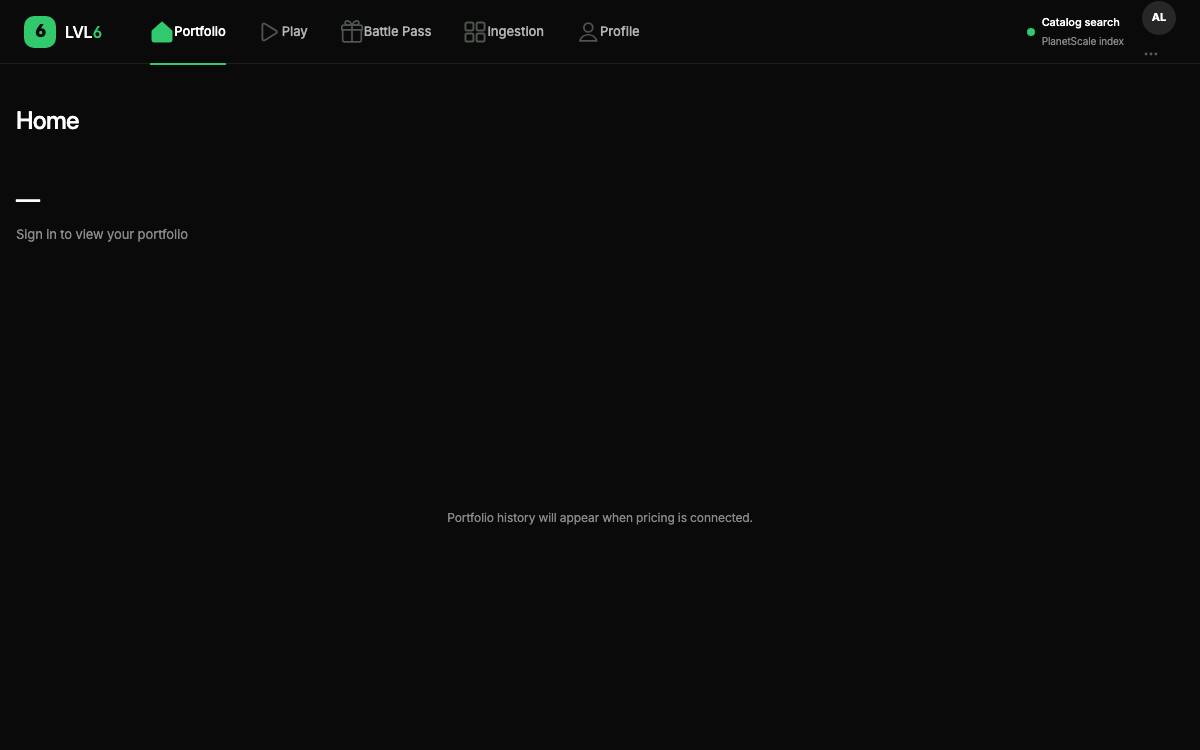 LVL6 website preview