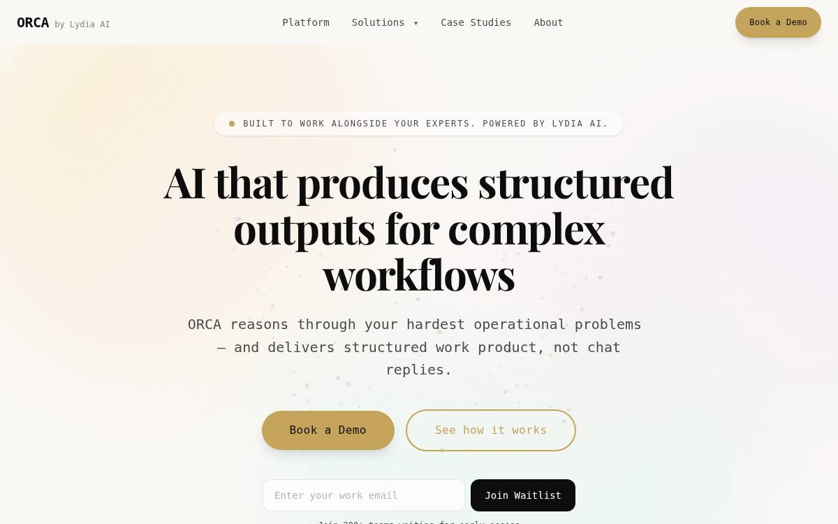 Lydia website preview