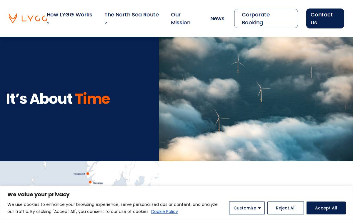 Lygg website preview