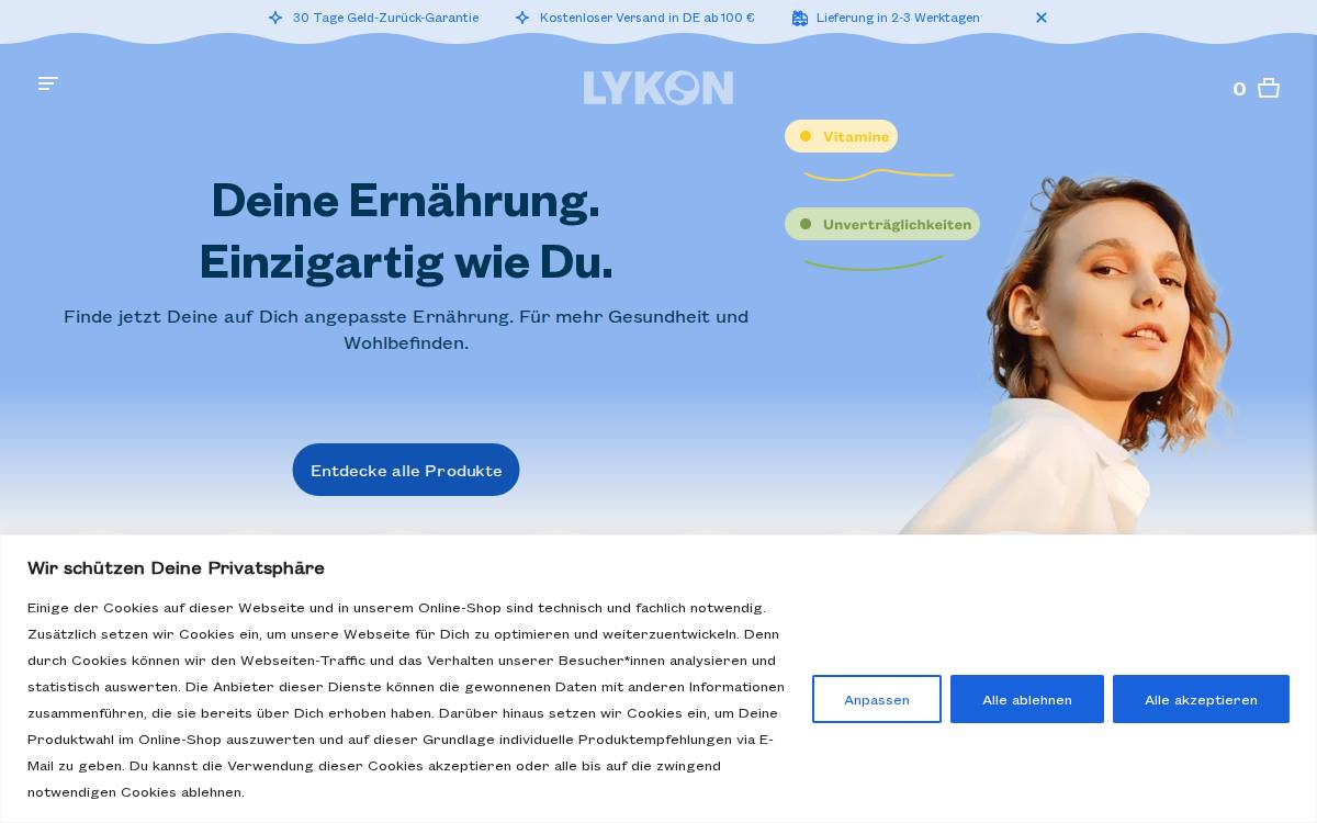 Lykon website preview