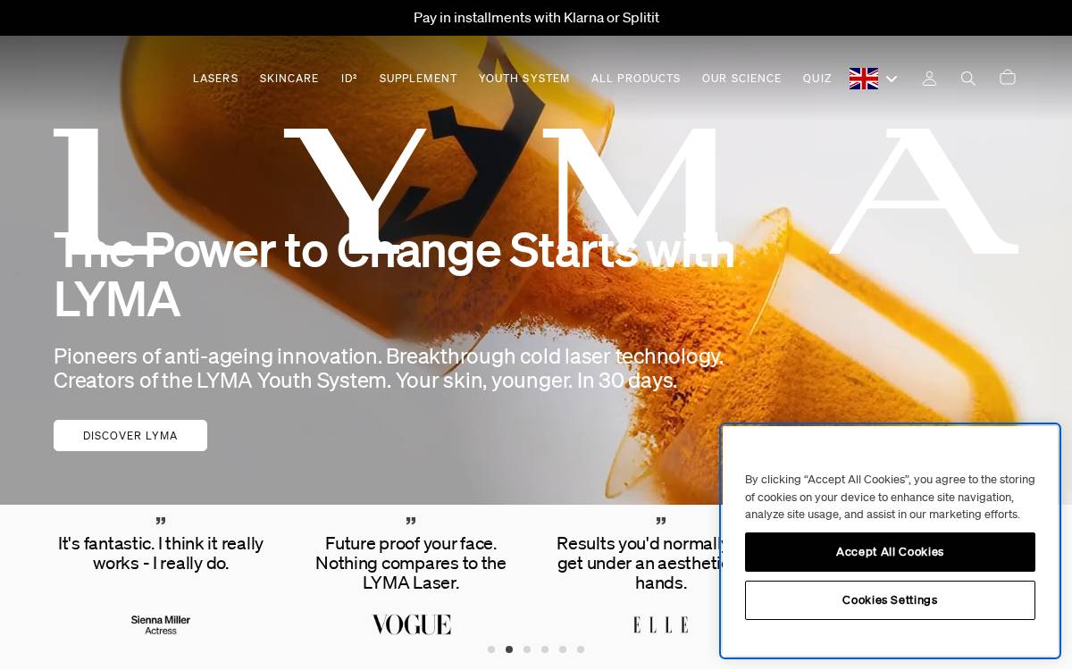 LYMA website preview