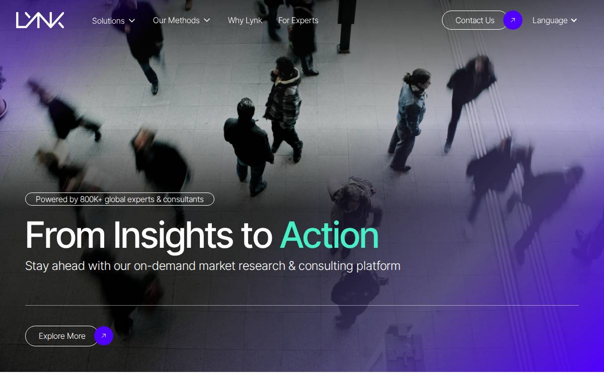 Lynk Global website preview