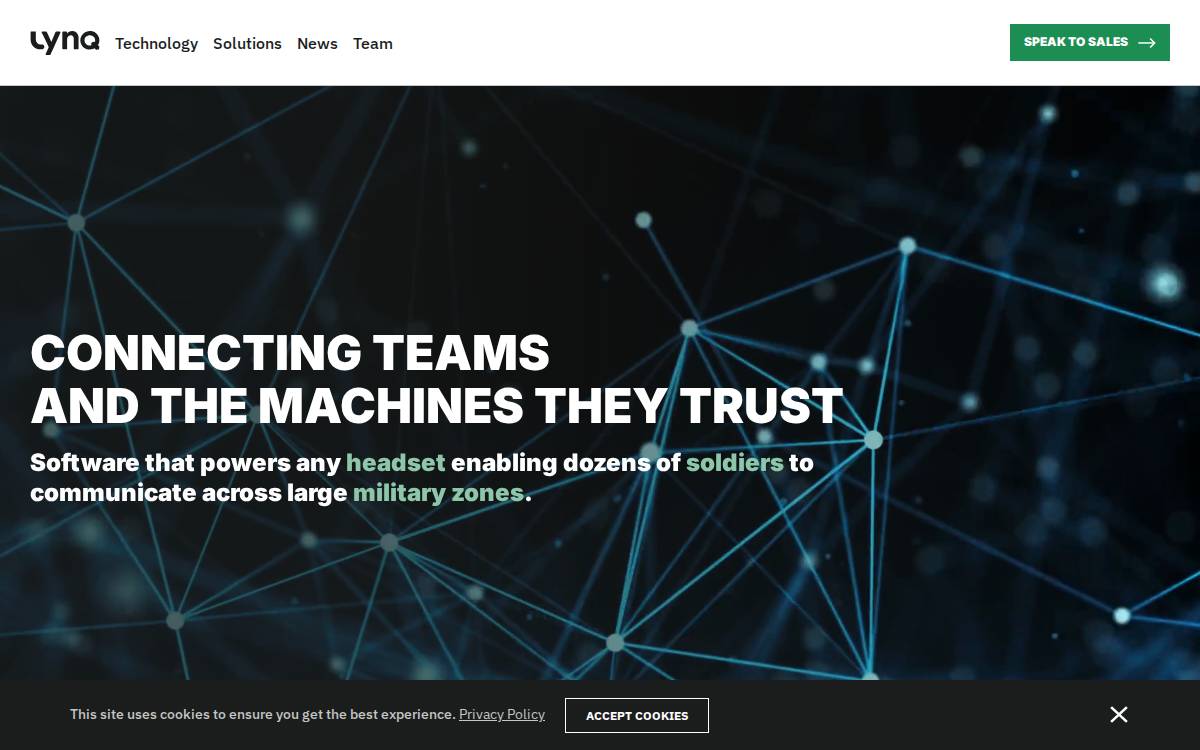 Lynq website preview