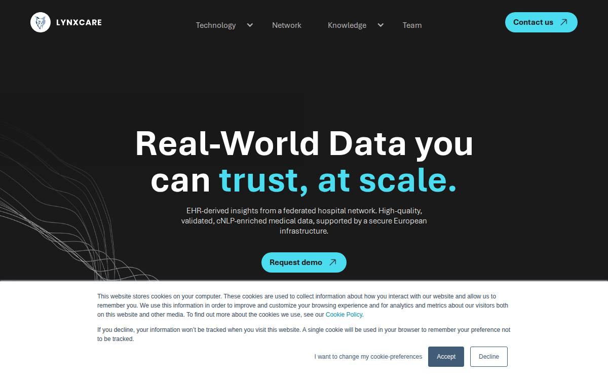 Lynx website preview