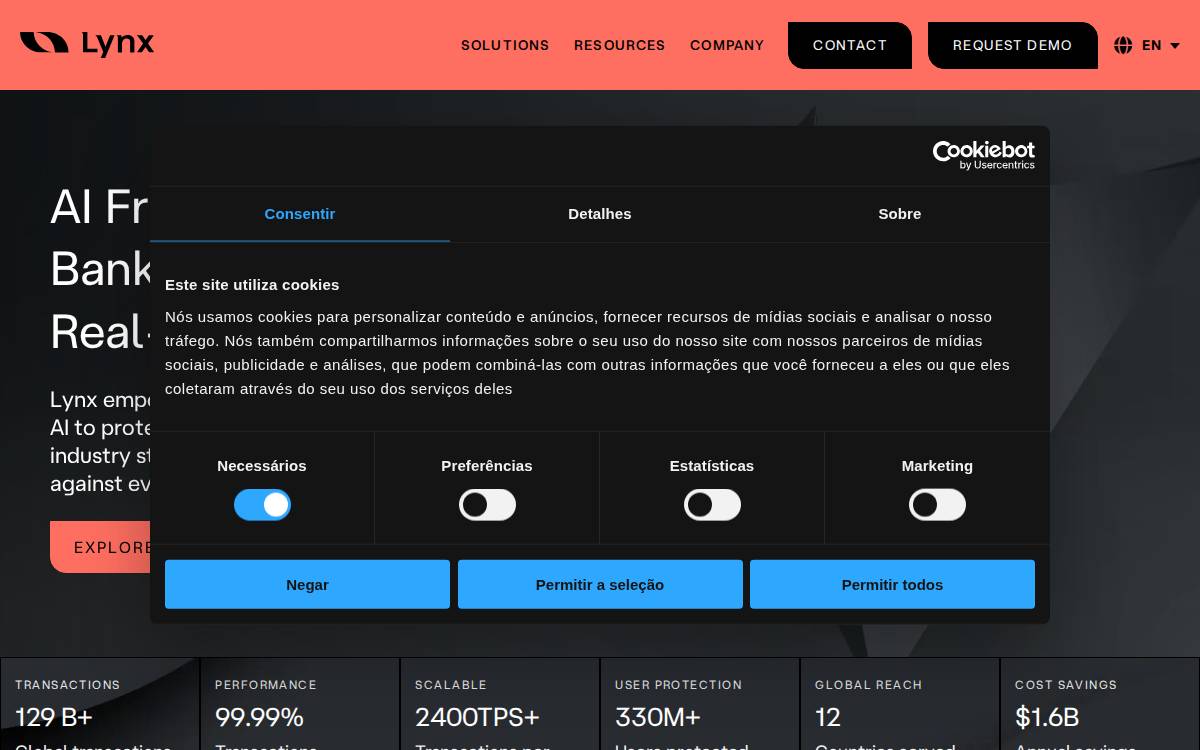 Lynx website preview