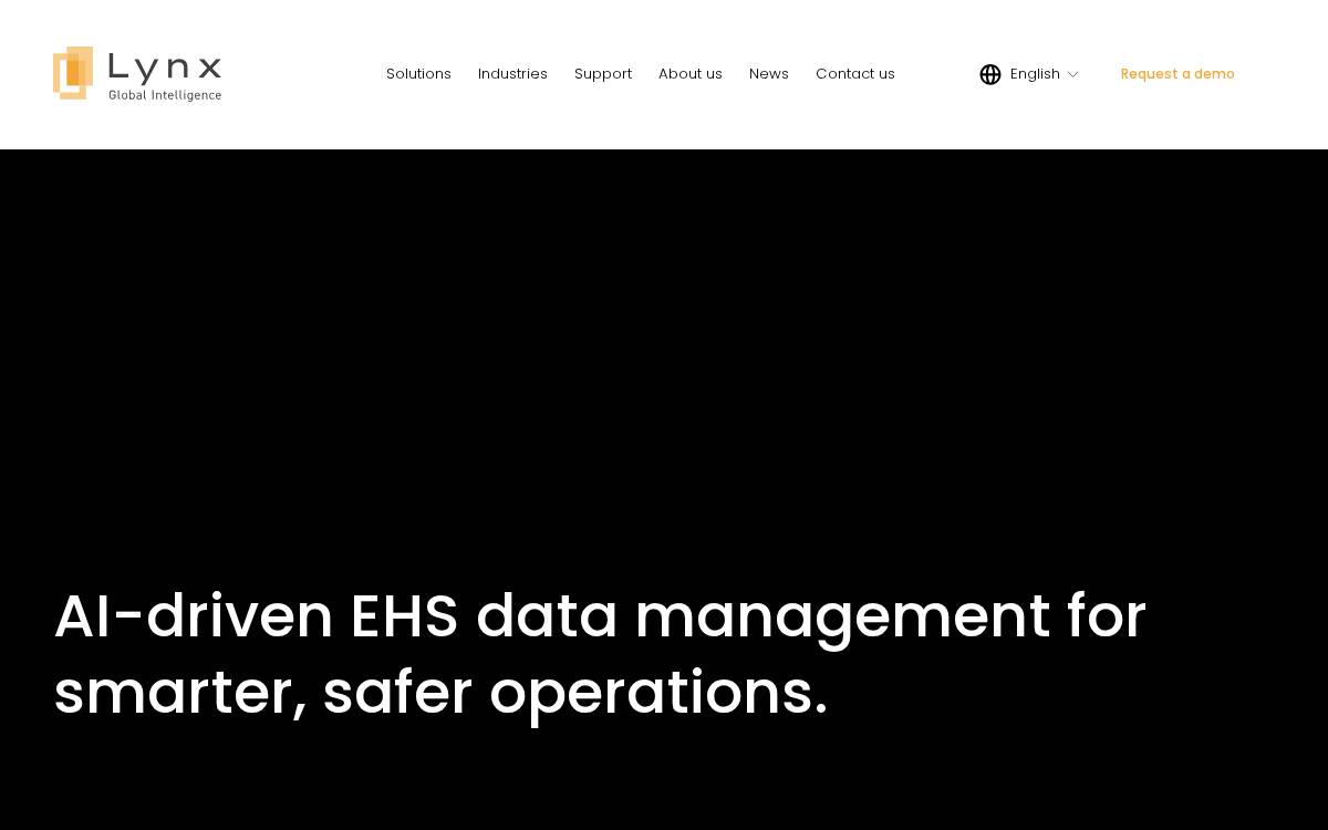 Lynx Global Intelligence website preview
