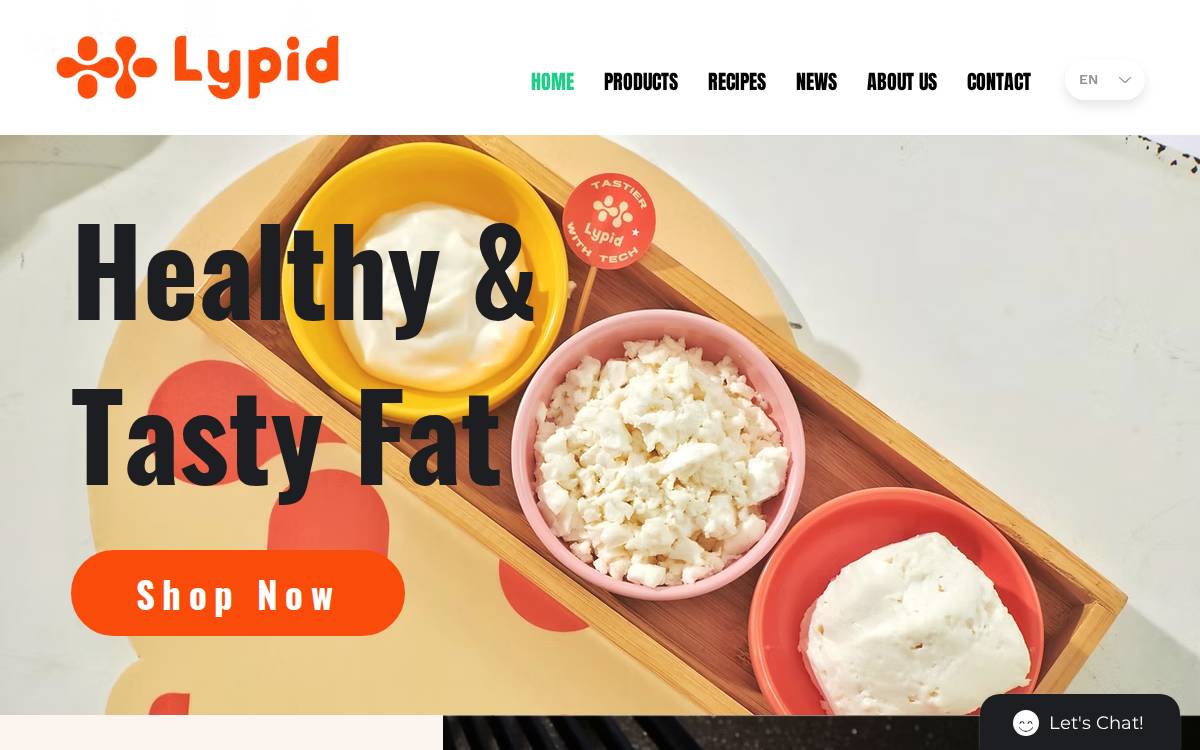 Lypid website preview