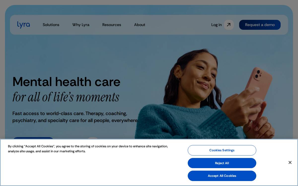 Lyra website preview