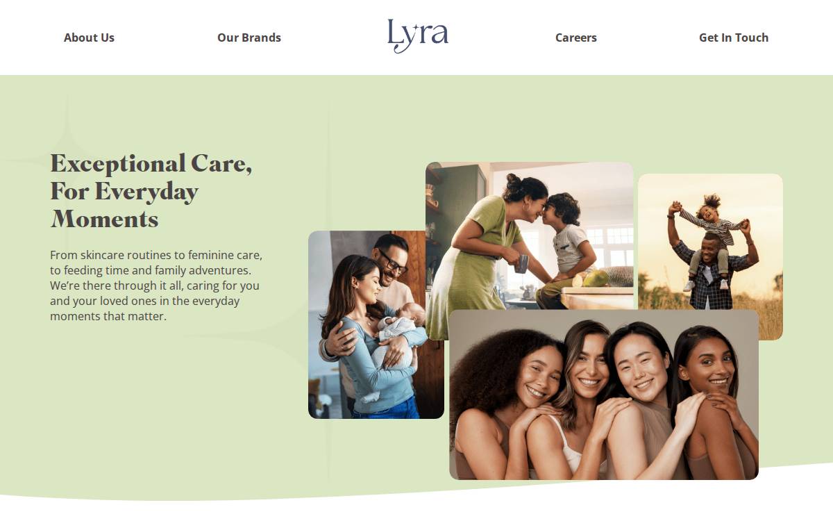 Lyra Collective website preview