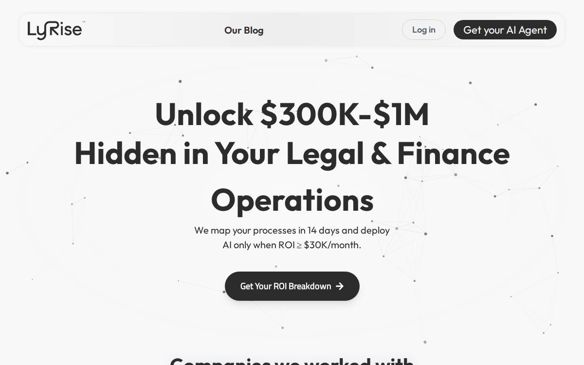 LyRise website preview