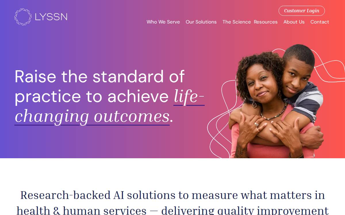 LYSSN.IO, INC website preview