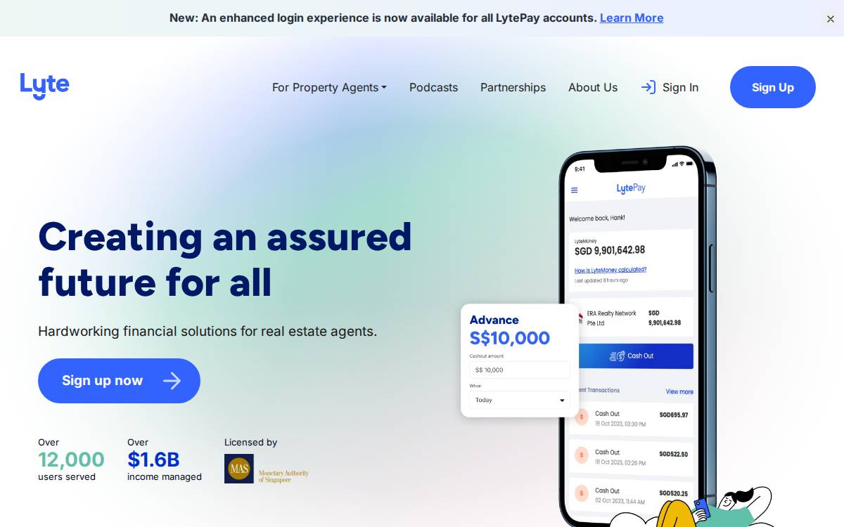 Lyte Ventures website preview