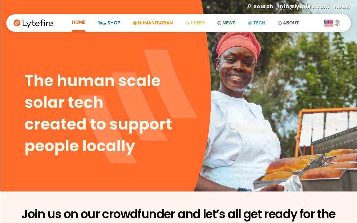 Lytefire website preview