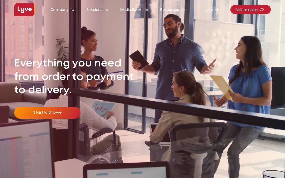 Lyveglobal website preview