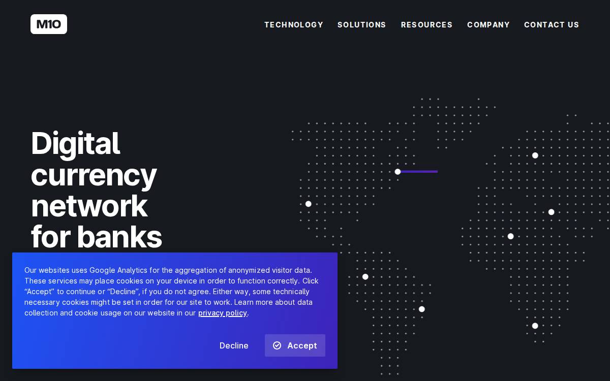 M10 website preview