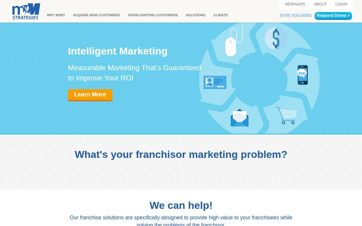 m2M Strategies website preview