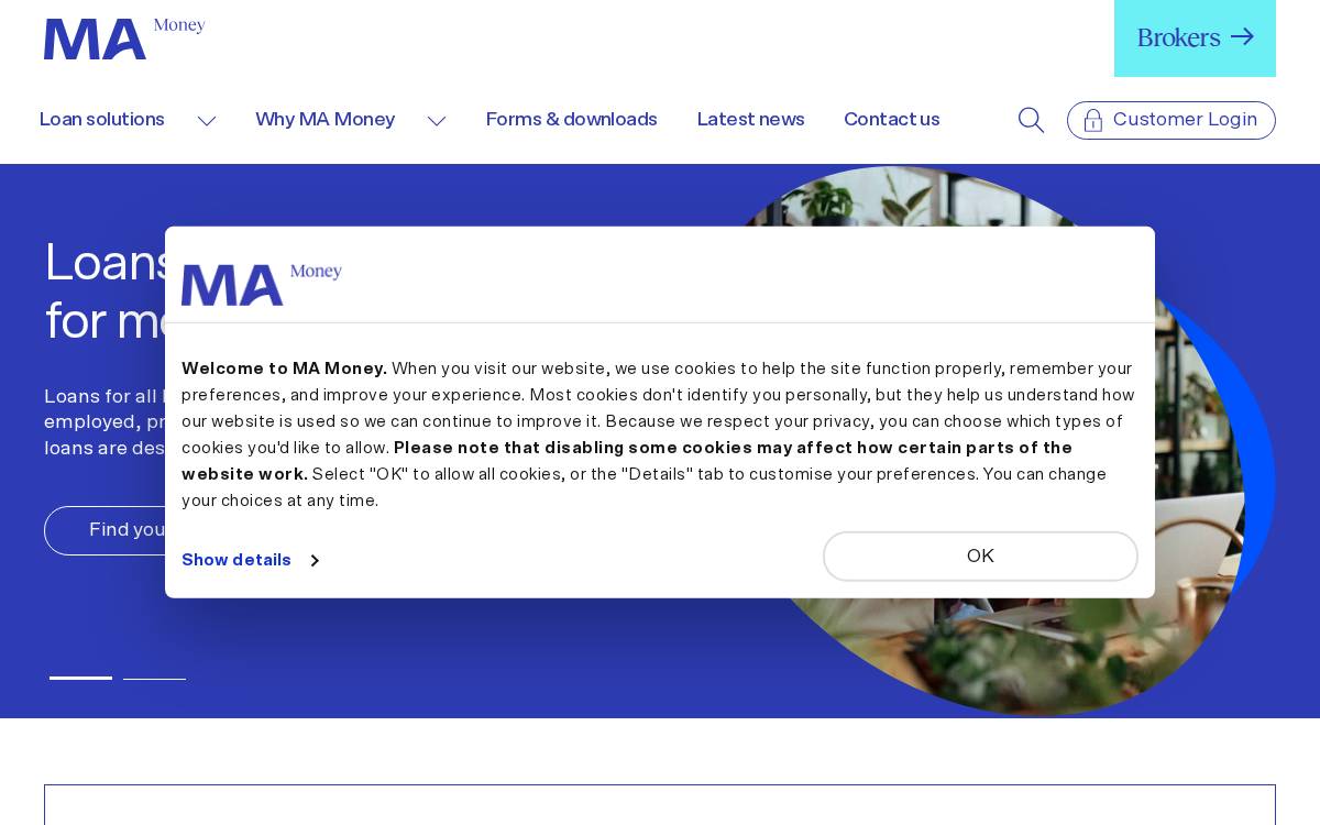 MA Money website preview