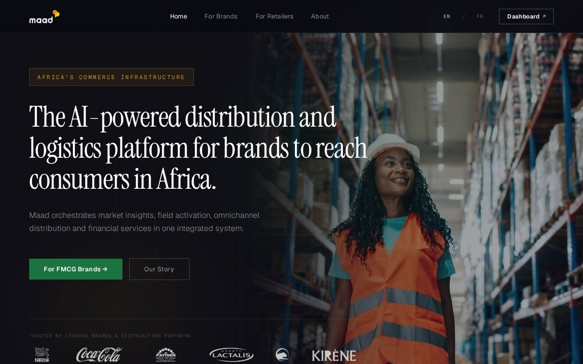 Maad website preview