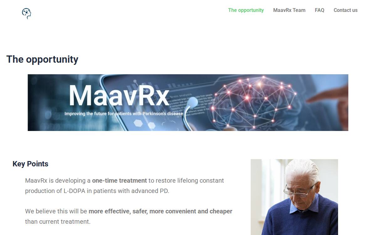 MAAVRX website preview