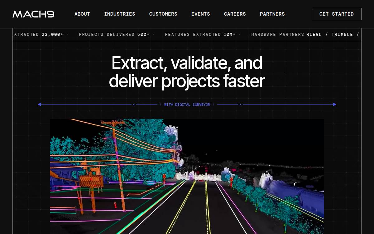 Mach9 website preview