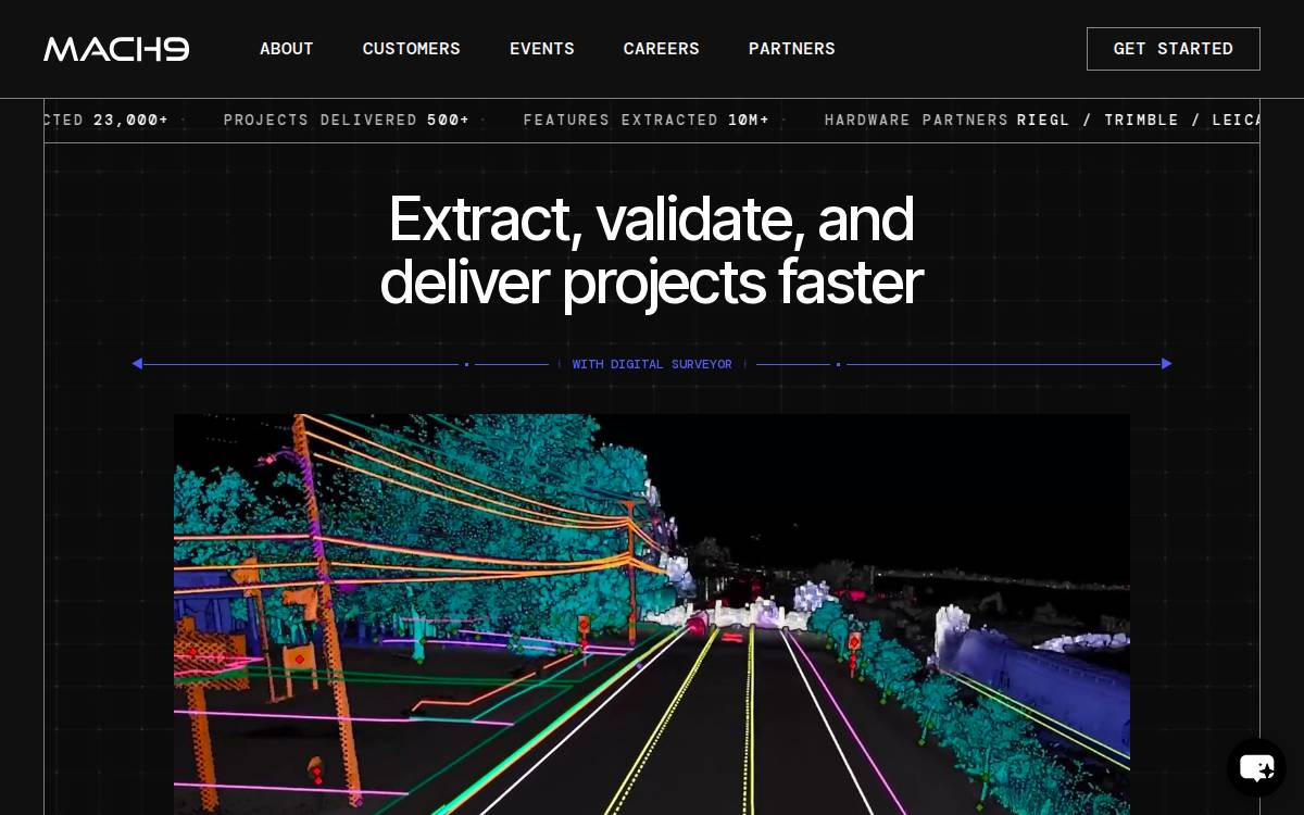 Mach9 website preview
