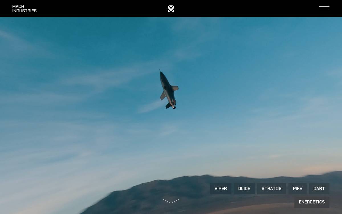 Machindustries website preview