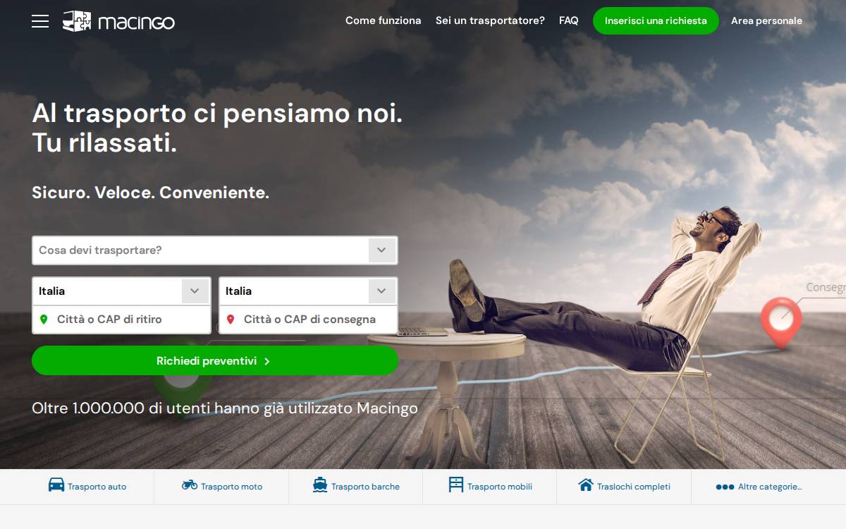 Macingo website preview
