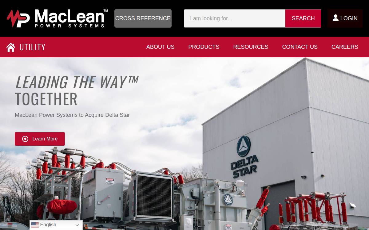 MacLean Power Systems website preview
