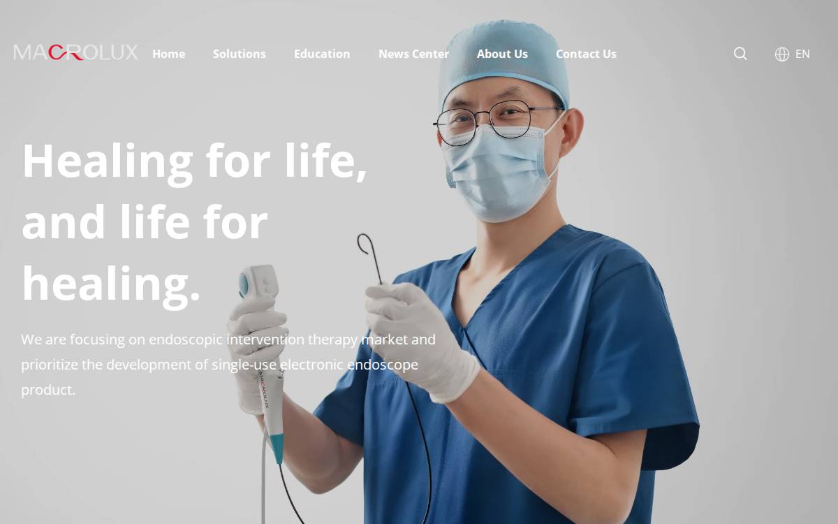 MacroLux website preview