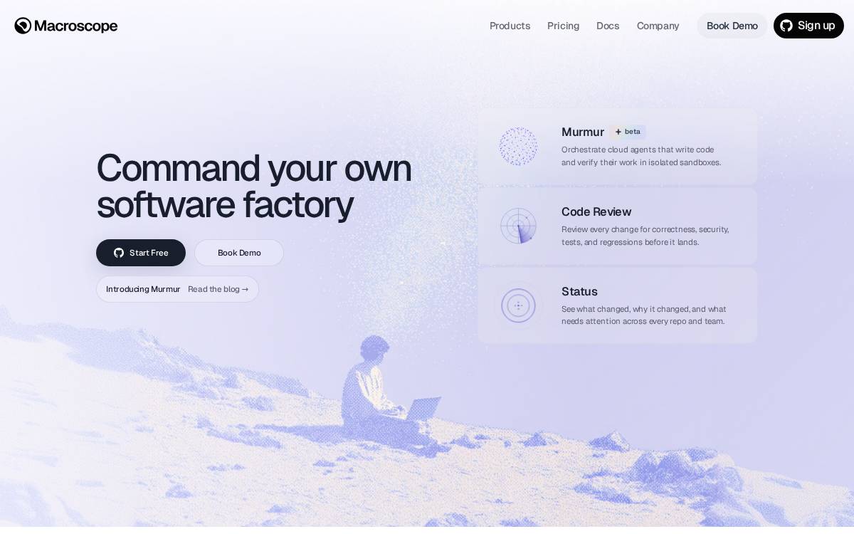 Macroscope website preview