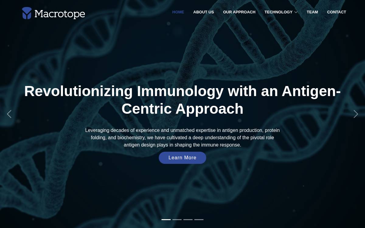 Macrotope website preview