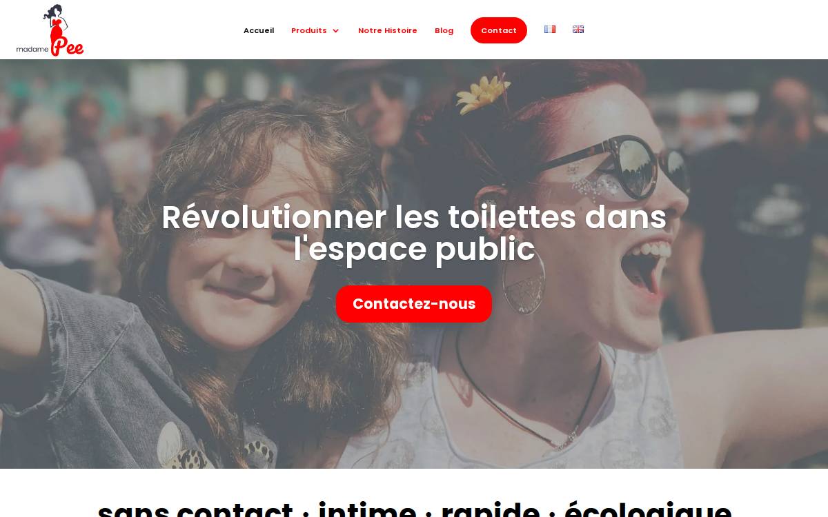 MadamePee website preview