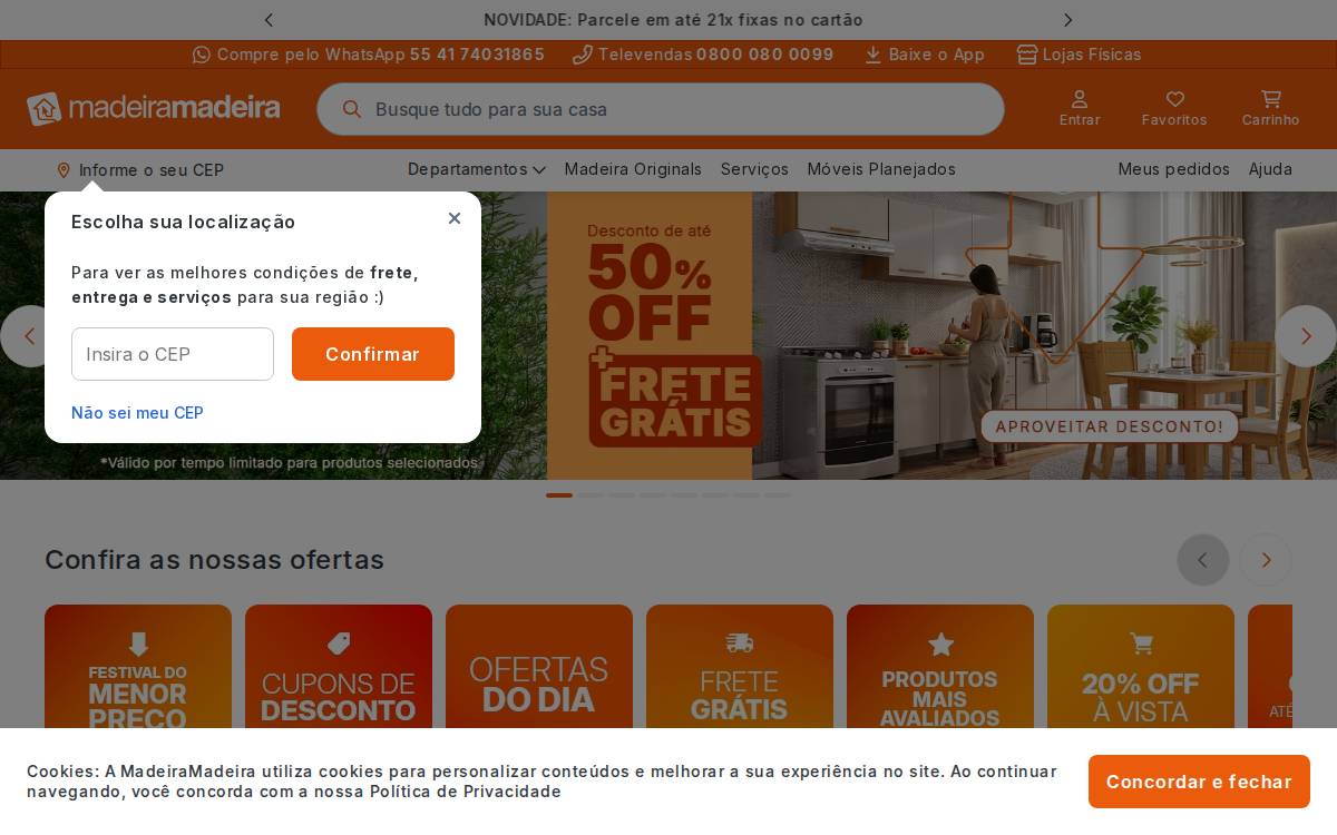 Madeiramadeira website preview