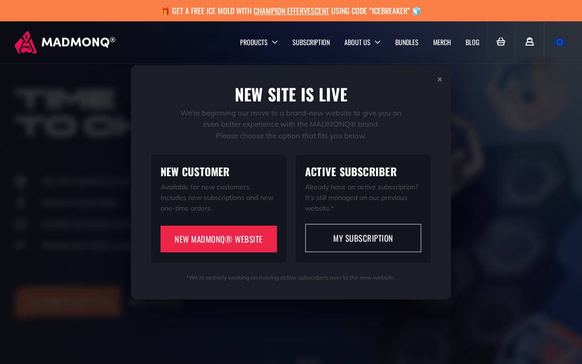MADMONQ® website preview