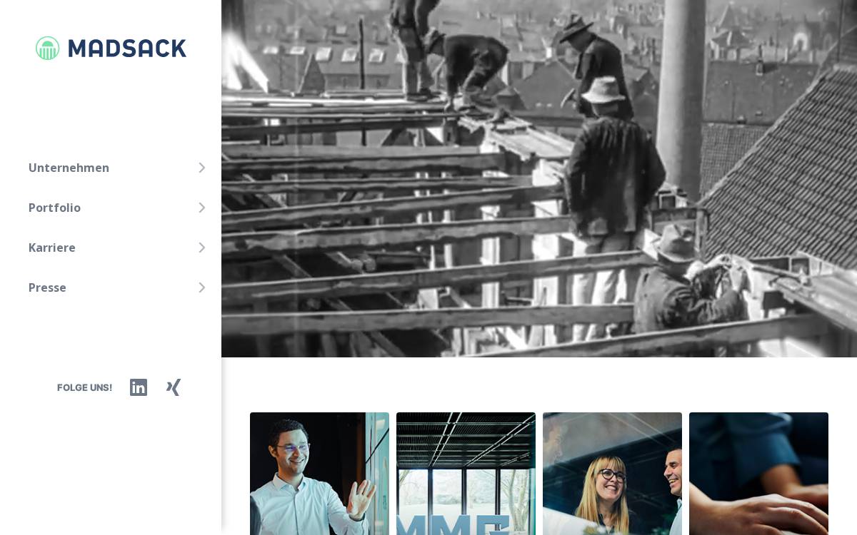 Madsack Mediengruppe website preview