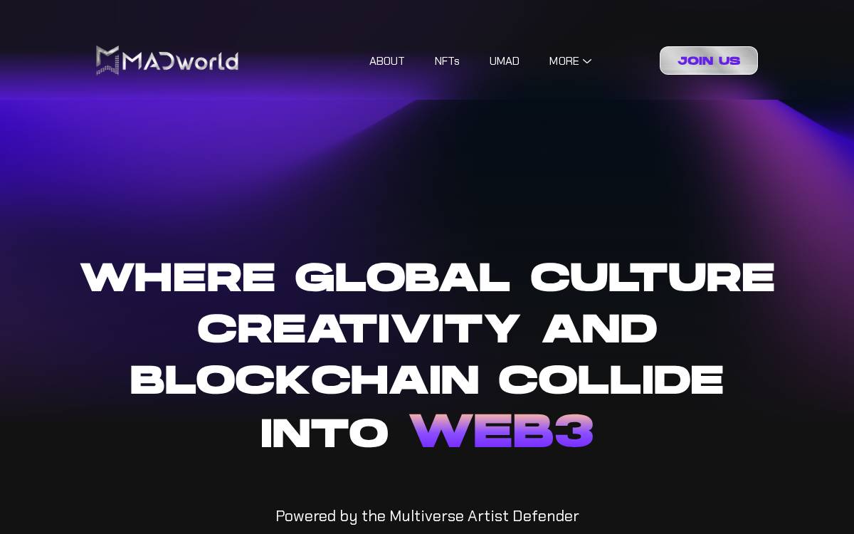 MADworld website preview