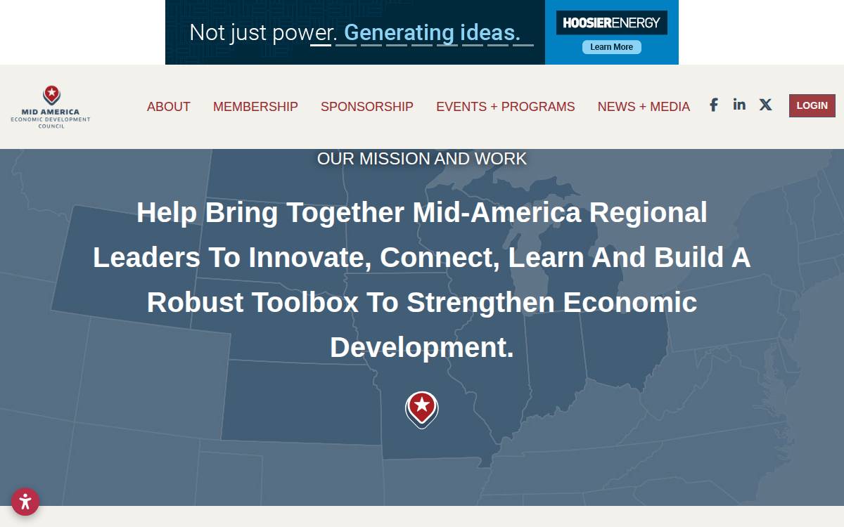MAEDC website preview
