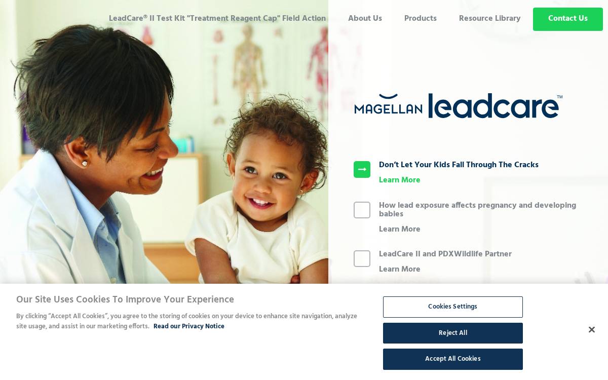 Magellandx website preview