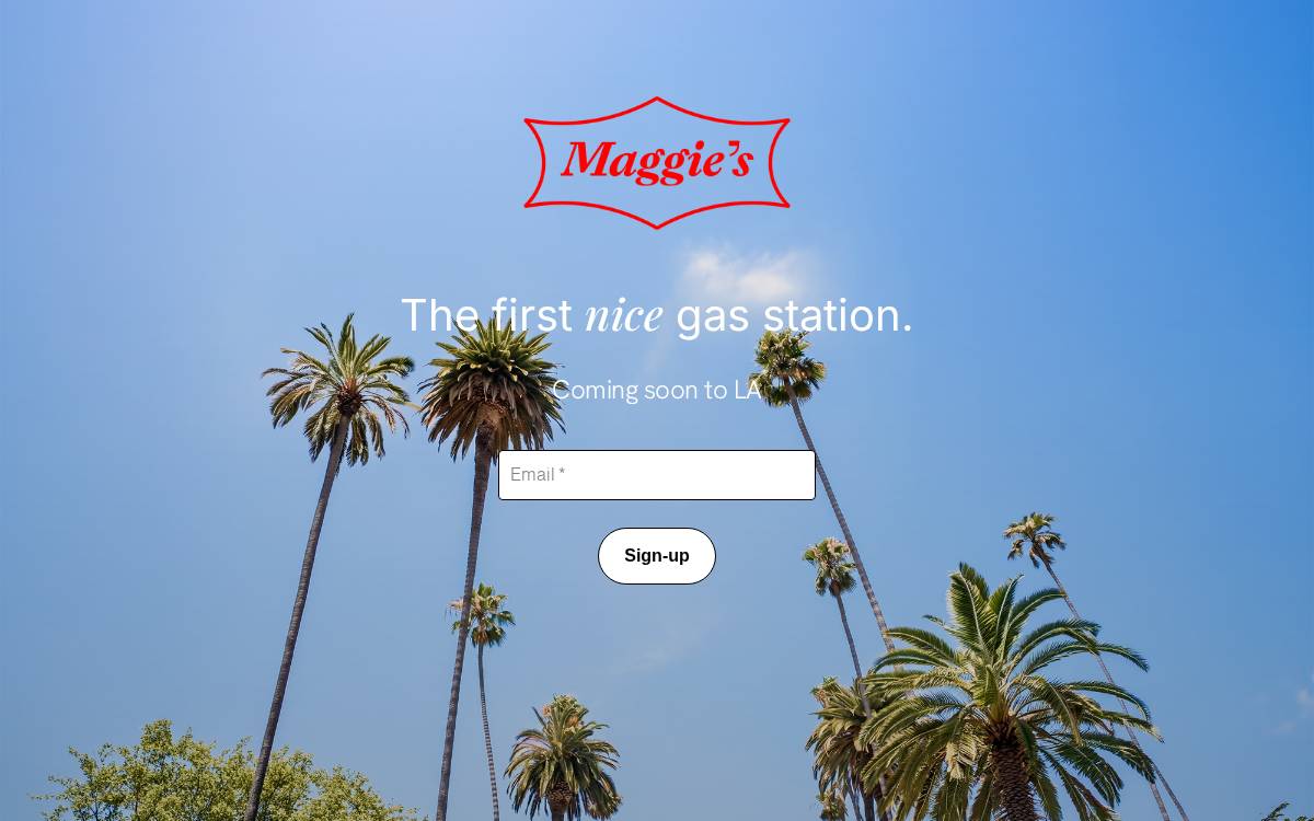 Maggie's Refuel website preview