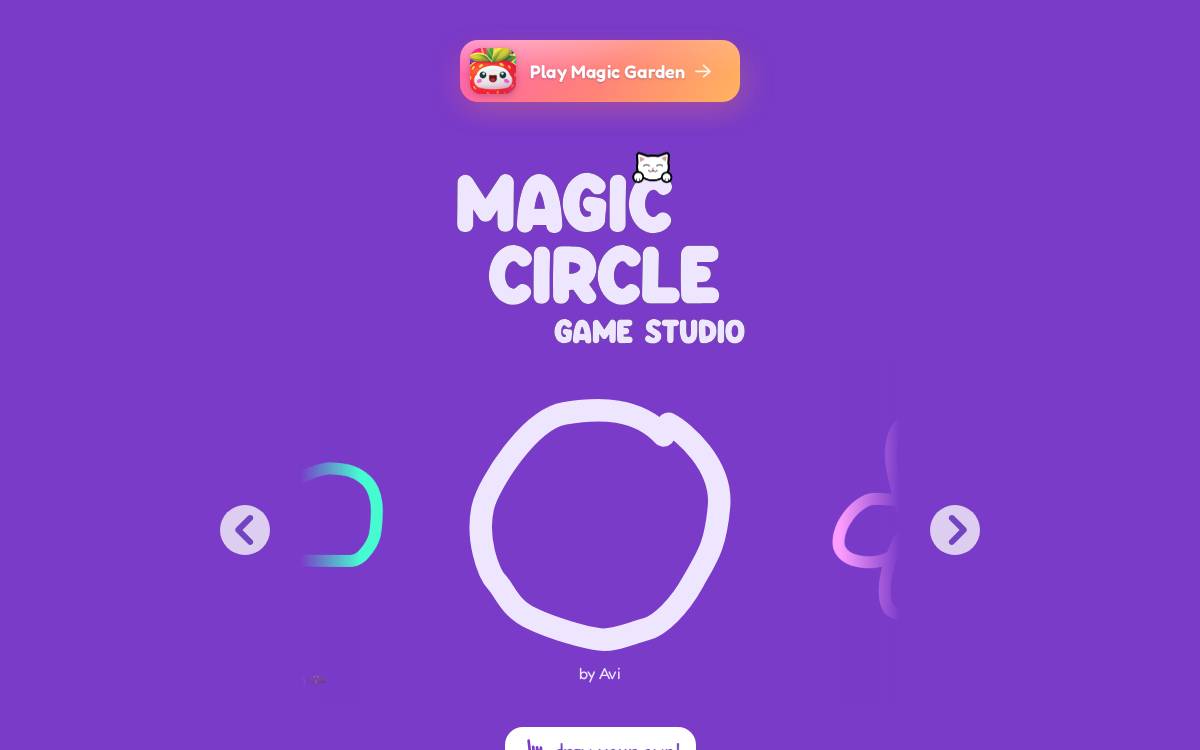 Magic Circle website preview
