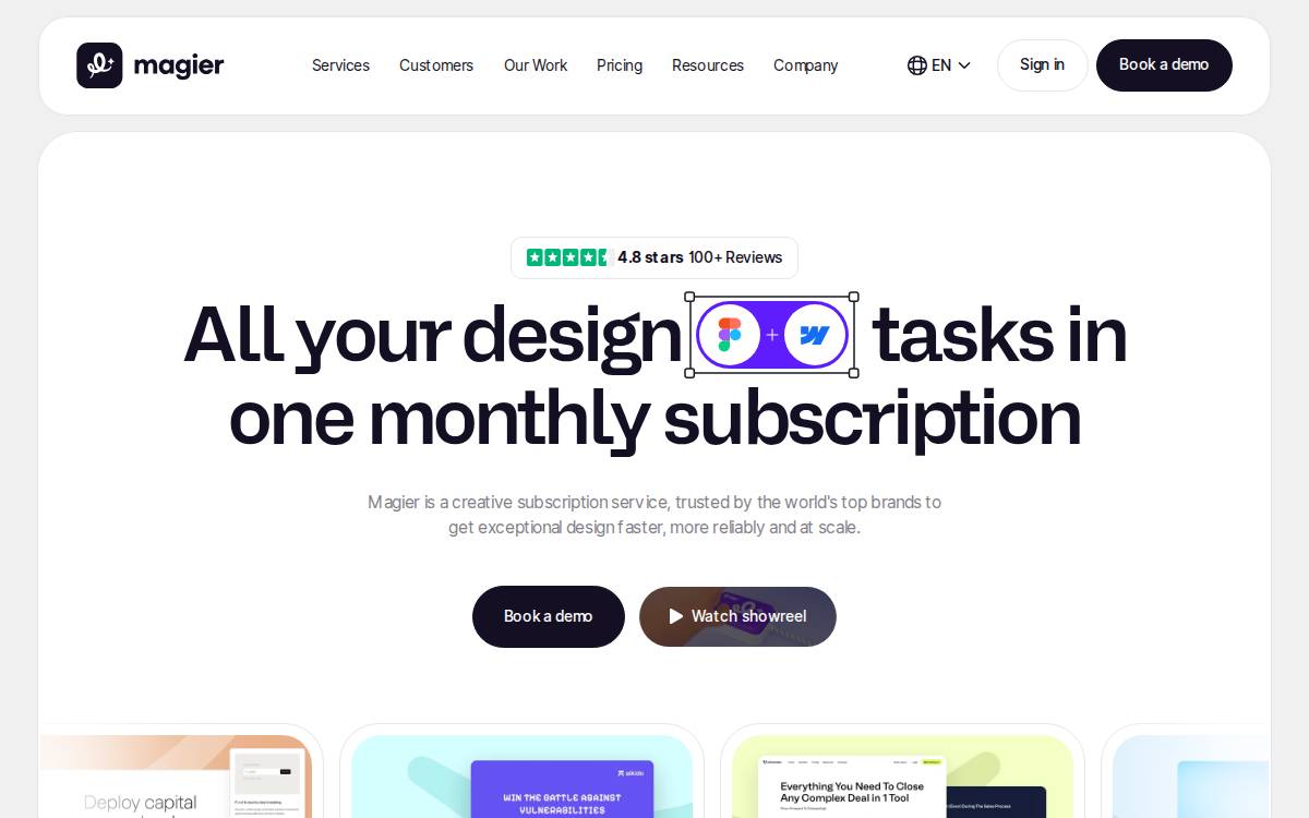 Magic Design website preview
