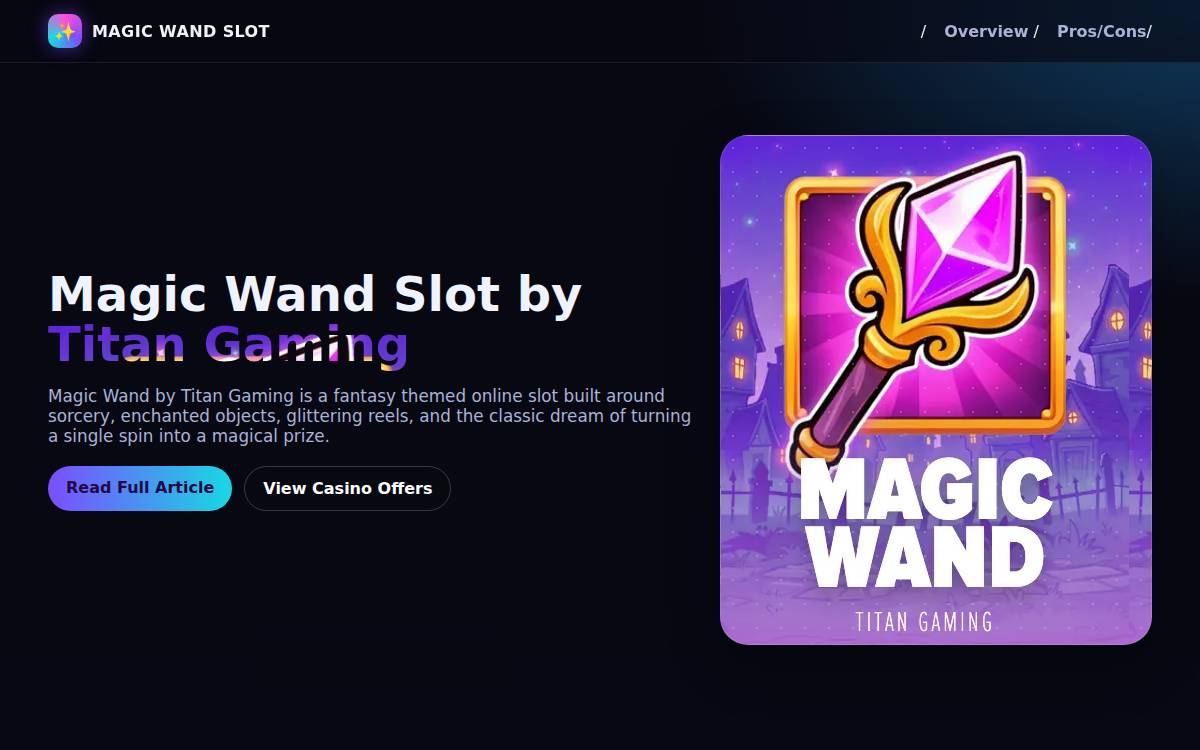 Magic Kids website preview