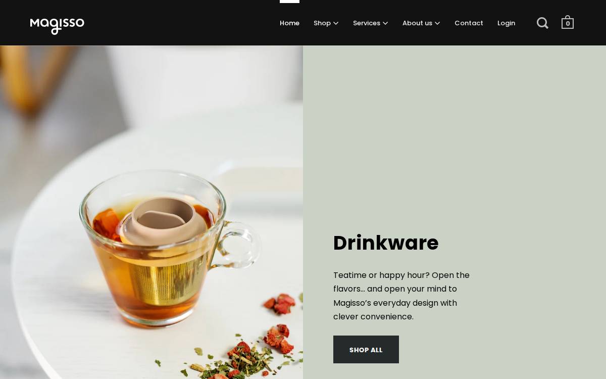Magisso website preview