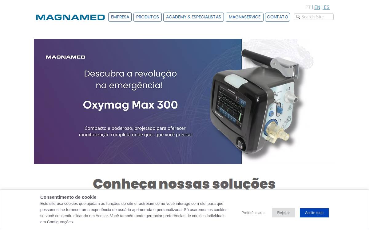 Magnamed website preview