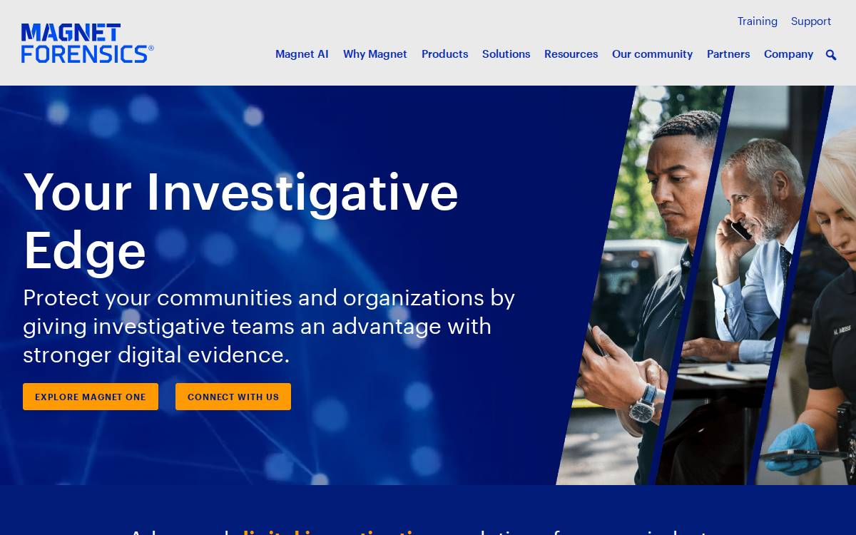 Magnet Forensics Inc. Website website preview