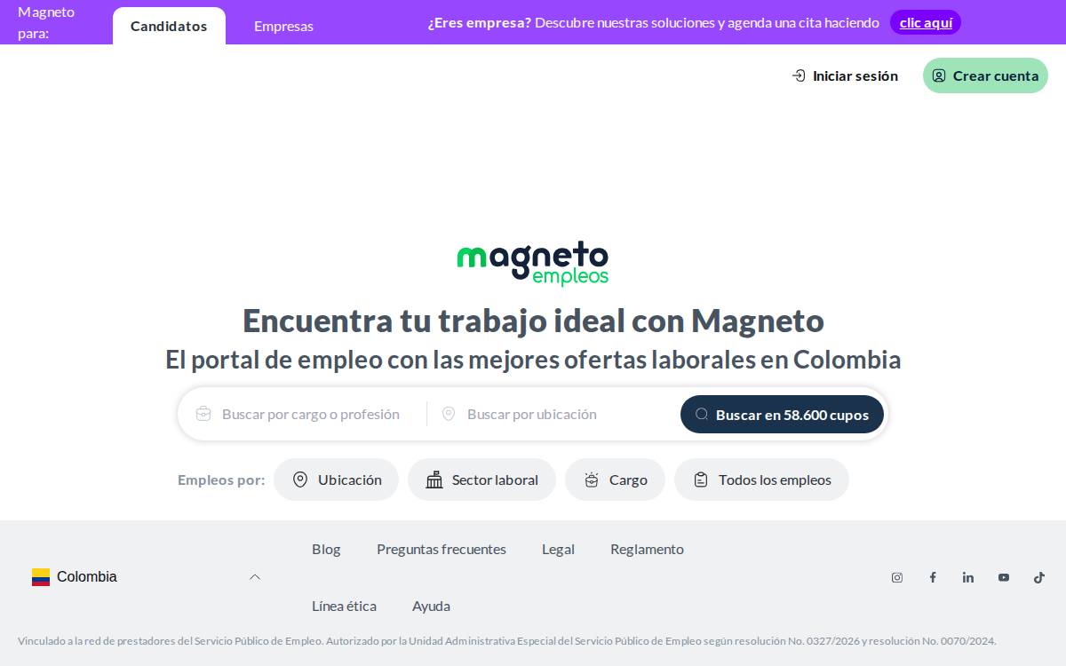 Magneto365 website preview