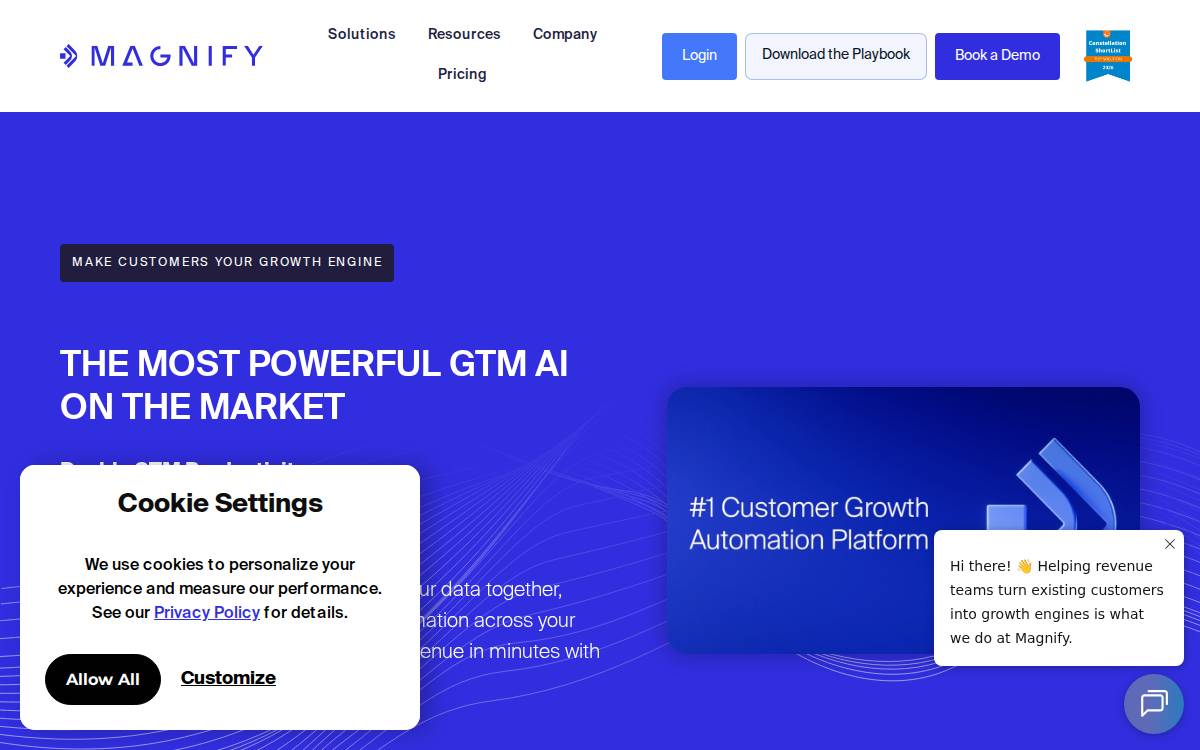 Magnify website preview
