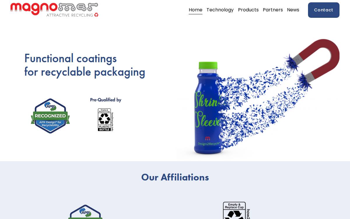 Magnomer website preview
